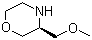 (S)-3-(Methoxymethyl)morpholine molecular structure (CAS 218595-25-6)