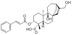 3α-Cinnamoyloxy-9β,17-dihydroxy-ent-kaur-15-en-19-oic acid molecular structure (CAS 2186648-60-0)