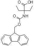 2-[[(9H-Fluoren-9-ylmethoxy)carbonyl]amino]-2-ethylbutanoic acid molecular structure (CAS 218926-46-6)