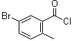 结构式 CAS# 21900-41-4, 5-溴-2-甲基苯甲酰氯