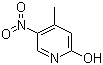2-羟基-4-甲基-5-硝基吡啶分子结构 (CAS 21901-41-7)