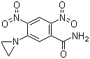 结构式 CAS# 21919-05-1, 5-(1-氮杂环丙基)-2,4-二硝基苯甲酰胺