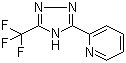 结构式 CAS# 219508-27-7, 3-(三氟甲基)-5-(2-吡啶基)-1,2,4-三唑