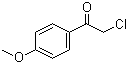 structure of CAS# 2196-99-8, 4-Methoxyphenacyl chloride;2-Chloro-1-(4-methoxyphenyl)-1-ethanone