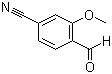 4-氰基-2-甲氧基苯甲醛分子结构 (CAS 21962-45-8)
