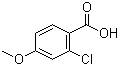 2-Chloro-4-methoxybenzoic acid molecular structure (CAS 21971-21-1)
