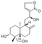 14-去氧-12-羟基穿心莲内酯分子结构 (CAS 219721-33-2)