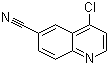 structure of CAS# 219763-83-4, 4-Chloro-6-quinolinecarbonitrile