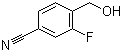4-Cyano-2-fluorobenzyl alcohol molecular structure (CAS 219873-06-0)