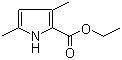 structure of CAS# 2199-44-2, Ethyl 3,5-dimethyl-1H-pyrrole-2-carboxylate