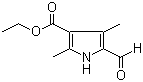 Ethyl 5-formyl-2,4-dimethyl-1H-pyrrole-3-carboxylate molecular structure (CAS 2199-59-9)