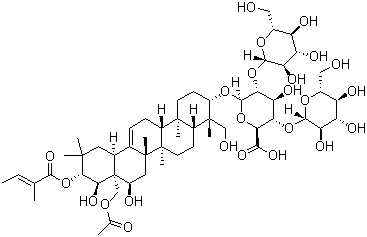 七叶皂苷 C分子结构 (CAS 219944-39-5)