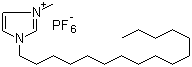 structure of CAS# 219947-95-2, 1-Hexadecyl-3-methylimidazolium hexafluorophosphate