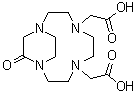 11-氧代-1,4,7,10-四氮杂双环[8.2.2]十四烷-4,7-二乙酸分子结构 (CAS 220182-19-4)