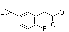 2-Fluoro-5-(trifluoromethyl)phenylacetic acid molecular structure (CAS 220227-66-7)