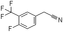 4-Fluoro-3-(trifluoromethyl)phenylacetonitrile molecular structure (CAS 220239-65-6)