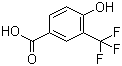 4-Hydroxy-3-(trifluoromethyl)benzoic acid molecular structure (CAS 220239-68-9)