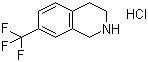 7-Trifluoromethyl-1,2,3,4-tetrahydroisoquinoline hydrochloride molecular structure (CAS 220247-87-0)