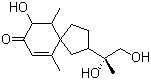 3,11,12-Trihydroxyspirovetiv-1(10)-en-2-one molecular structure (CAS 220328-03-0)