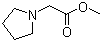 结构式 CAS# 22041-18-5, 2-(1-吡咯烷基)乙酸甲酯