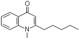 structure of CAS# 22048-98-2, 1-Methyl-2-pentyl-4(1H)-quinolinone