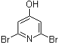 结构式 CAS# 220616-68-2, 2,6-二溴吡啶-4-醇