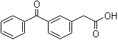 3-Benzoylbenzeneacetic acid molecular structure (CAS 22071-22-3)