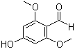 structure of CAS# 22080-96-2, 4-Hydroxy-2,6-dimethoxybenzaldehyde;2,6-Dimethoxy-4-hydroxybenzaldehyde