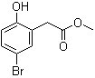 5-Bromo-2-hydroxybenzeneacetic acid methyl ester molecular structure (CAS 220801-66-1)