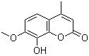 4-Methyl-7-methoxy-8-hydroxycoumarin molecular structure (CAS 22084-94-2)