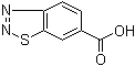 结构式 CAS# 22097-11-6, 1,2,3-苯并噻二唑-6-羧酸