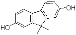 9,9-Dimethyl-9H-fluorene-2,7-diol molecular structure (CAS 221010-68-0)