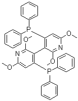 structure of CAS# 221012-82-4, (3R)-4,4'-Bis(diphenylphosphino)-2,2',6,6'-tetramethoxy-3,3'-bipyridine;(R)-P-Phos