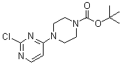 tert-Butyl 4-(2-chloropyrimidin-4-yl)piperazine-1-carboxylate molecular structure (CAS 221050-88-0)