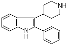 2-苯基-3-(4-哌啶基)-1H-吲哚分子结构 (CAS 221109-26-8)