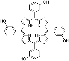 结构式 CAS# 22112-79-4, 5,10,15,20-四(3-羟基苯基)卟啉