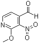 2-Methoxy-3-nitropyridine-4-carboxaldehyde molecular structure (CAS 221349-76-4)
