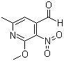 2-Methoxy-6-methyl-3-nitropyridine-4-carboxaldehyde molecular structure (CAS 221349-79-7)