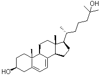 25-羟基维生素原 D3分子结构 (CAS 22145-68-2)