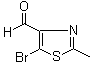 5-Bromo-2-methyl-4-thiazolecarboxaldehyde molecular structure (CAS 221558-28-7)