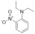 N,N-二乙基-2-硝基苯胺分子结构 (CAS 2216-17-3)
