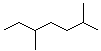 structure of CAS# 2216-30-0, 2,5-Dimethylheptane;3,6-Dimethylheptane