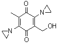 2,5-Bis(1-aziridinyl)-3-(hydroxymethyl)-6-methyl-2,5-cyclohexadiene-1,4-dione molecular structure (CAS 221635-42-3)