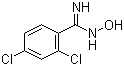 structure of CAS# 22179-80-2, 2,4-Dichlorobenzamidoxime;2,4-Dichloro-N'-hydroxybenzamidine