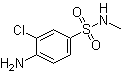 4-Amino-3-chloro-N-methylbenzenesulfonamide molecular structure (CAS 22185-74-6)