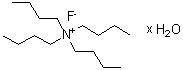 Tetra-n-butylammonium fluoride hydrate molecular structure (CAS 22206-57-1)