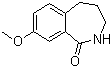 8-Methoxy-2,3,4,5-tetrahydrobenzo[c]azepin-1-one molecular structure (CAS 22246-71-5)