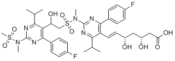 Rosuvastatin EP Impurity E molecular structure (CAS 2226413-61-0)