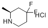 (S)-4,4-Difluoro-2-methylpiperidine hcl molecular structure (CAS 2227197-98-8)