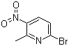 2-溴-5-硝基-6-甲基吡啶分子结构 (CAS 22282-96-8)